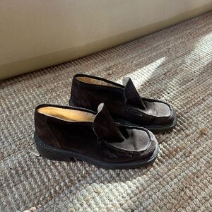 Kenneth Cole Brown Suede Loafers